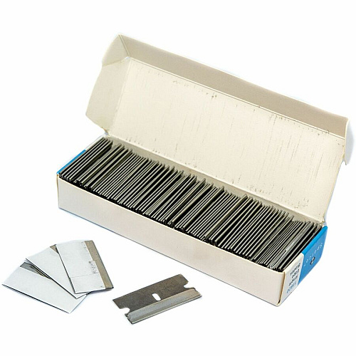 Sparco Individually Wrapped Single Edge Blades Silver - 100 / Box (11820)