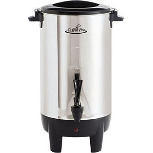 Coffee Pro 30-Cup Percolating Urn/Coffeemaker 30 Cup(s) - Multi-serve - Stainless Steel - Stainless Steel Body (CP30)