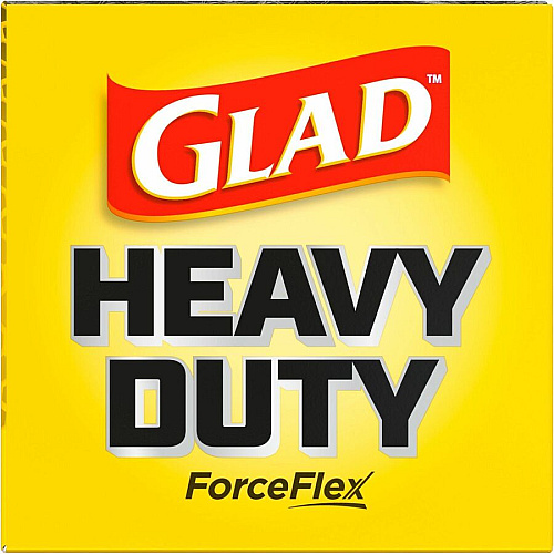Glad ForceFlexPlus Large Drawstring Trash Bags Large Size - 30 gal Capacity - 24.88" Length x 24.02" Width - Drawstring Closure - Black - Home, Office, Can - 25/Box - 1 Each (70359)