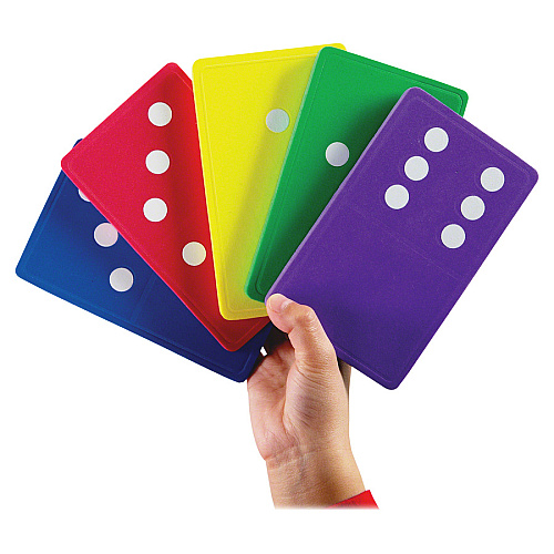 Learning Resources Foam Jumbo Dominoes Learning Toy - 5 Year & Up - Multi (LER6380)