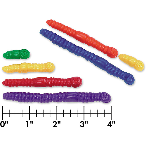 Learning Resources Measuring Worms Learning Toy - 3 Year & Up - Multi (LER0176)
