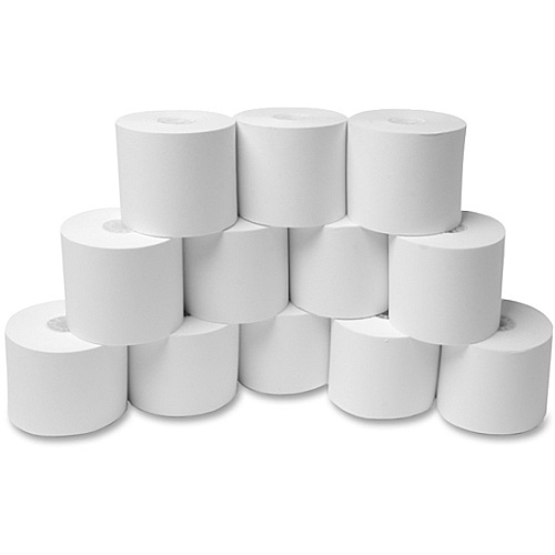 Business Source 150' Adding Machine Rolls 2 1/4" x 150 ft - Sustainable Forestry Initiative (SFI) - Lint-free - White - 12 / Pack (BSN28650)