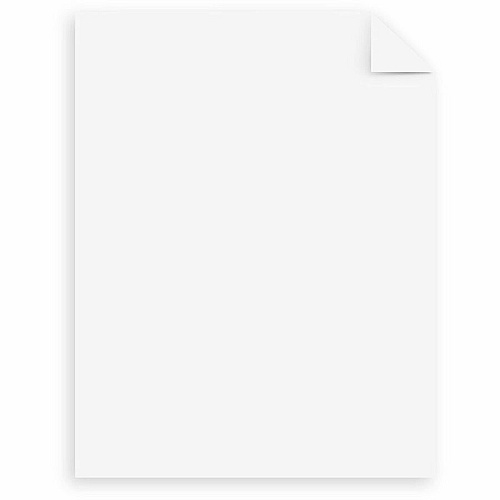 Neenah Paper Neenah Bright White Cardstock Letter - 8 1/2" x 11" - 65 lb Basis Weight - Smooth - Acid-free, Lignin-free - Bright White - 100 / Pack (91901)