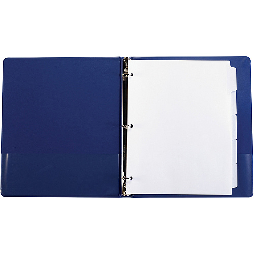 Business Source 3-Ring 5-Tab Erasable Tab Indexes 5 Write-on Tab(s) - 2" Tab Width - 8.5" Divider Width x 11" Divider Length - Letter - 3 Hole Punched - White Divider - Mylar Tab(s) - 100% Recycled - Erasable, Reinforced Edges, Punched, Laminat (BSN20072)