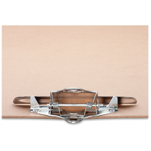 Business Source Hardboard Clipboard Standard - 9" x 12 1/2" Sheet Size - Hardboard - Brown - 1 Each (BSN65637)