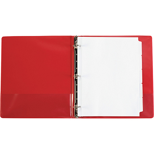 Business Source 3-Ring Plain Tab Indexes 5 Write-on Tab(s) - 5 Tab(s)/Set - 2" Tab Width - 8.5" Divider Width x 11" Divider Length - Letter - 3 Hole Punched - White Divider - 100% Recycled - Mylar Reinforced Edge, Punched - 100 / Box (BSN20070)