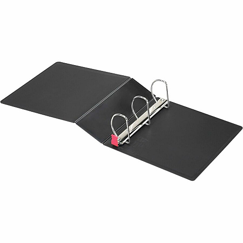 Cardinal SuperLife EasyOpen Locking Slant-D Binder 4" Binder Capacity - Letter - 8 1/2" x 11" Sheet Size - 775 Sheet Capacity - 3 Ring(s) - Fastener(s): D-Ring - Polypropylene - Black - 2.60 lb - Hinged, Non-stick, Heavy Duty, Sheet Lifter, Lock (14042CB)