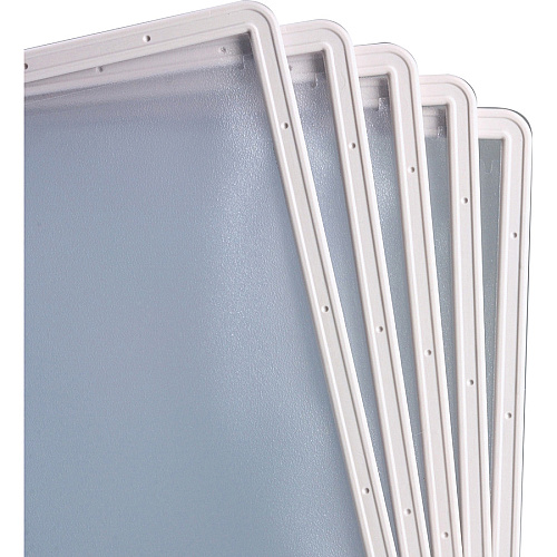 DURABLE Replacement Panels for SHERPA&reg;/VARIO&reg; Reference Display System Support Letter 8.50" x 11" Media - Polypropylene - 12" Height x 9.5" Width - 5 / Set (566610)