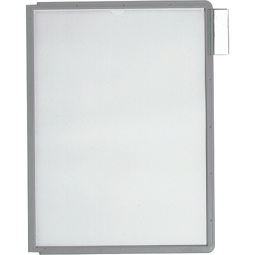 DURABLE Replacement Panels for SHERPA&reg;/VARIO&reg; Reference Display System Support Letter 8.50" x 11" Media - Polypropylene - 12" Height x 9.5" Width - 5 / Set (566610)