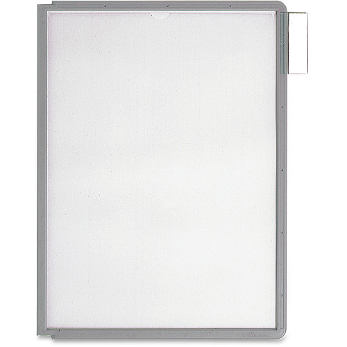 DURABLE Replacement Panels for SHERPA&reg;/VARIO&reg; Reference Display System Support Letter 8.50" x 11" Media - Polypropylene - 12" Height x 9.5" Width - 5 / Set (566610)