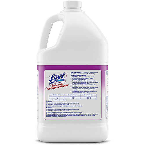 Professional Lysol Antibacterial All Purpose Cleaner Concentrate - 128 fl oz (4 quart) - Anti-bacterial, Deodorize, Disinfectant - Clear/Fluorescent Green - 1 Each (74392)