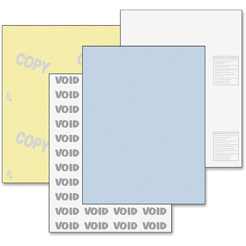 DocuGard Standard 2-part Medical Security Paper Letter - 8 1/2" x 11" - 24 lb Basis Weight - Tamper Resistant, Pantograph, Erasure Protection, Watermarked, Security Features Listing, Coin-reactive Ink, Microtext Printing, Carbonless, CMS Approved, (04544)