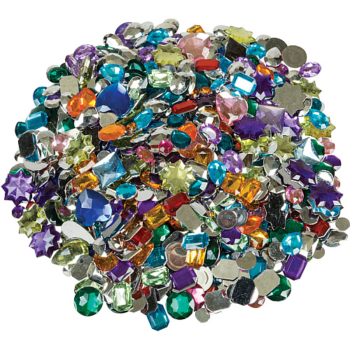 Creativity Street Acrylic Gemstones Classpack Art - Assorted - 1 Pack (3584)