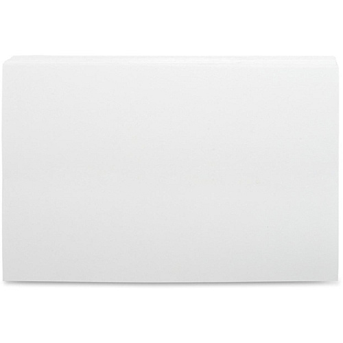 Business Source Plain Index Cards 6" Width x 4" Length - 100 / Pack (BSN65260)