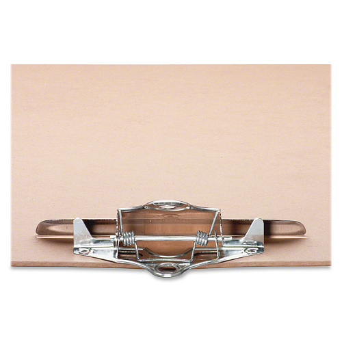 Business Source Hardboard Clipboard 9" x 15 1/2" Sheet Size - Hardboard - Brown - 1 Each (BSN28554)