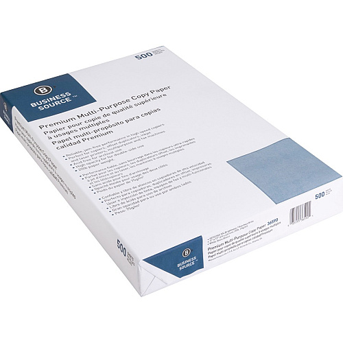 Business Source Premium Multipurpose Copy Paper 92 Brightness - Ledger/Tabloid - 11" x 17" - 20 lb Basis Weight - Acid-free - White - 500 Sheets per Ream - 5 / Carton (BSN36590)