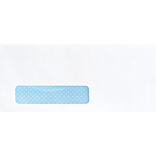 Business Source Security Tint Window Envelopes Business - #10 - 9 1/2" Width x 4 1/8" Length - Peel & Seal - White - Wove - 500 / Box (BSN16473)