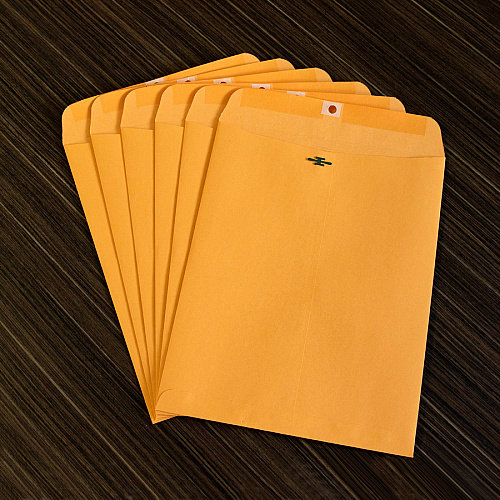 Business Source Heavy-duty Clasp Envelopes Clasp - #93 - 9 1/2" Width x 12 1/2" Length - 28 lb - Clasp - Kraft - Kraft - 100 / Box (BSN36664)