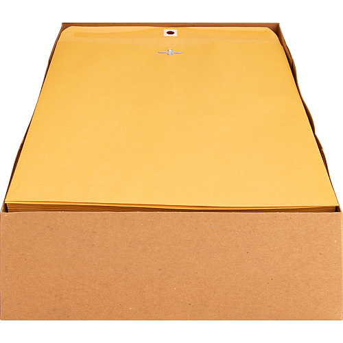 Business Source Heavy-duty Clasp Envelopes Clasp - #97 - 10" Width x 13" Length - 28 lb - Clasp - Kraft - Kraft - 100 / Box (BSN36665)