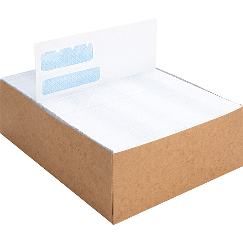 Business Source No. 9 Double Window Invoice Envelopes Double Window - #9 - 8 7/8" Width x 3 7/8" Length - 24 lb - White - 500 / Box (BSN36680)