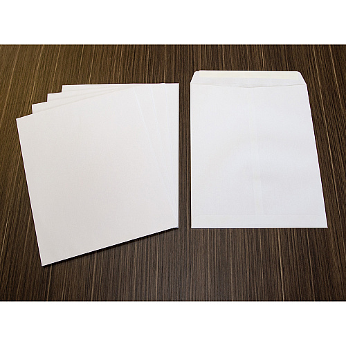 Business Source Self Sealing Catalog Envelopes Catalog - 10" Width x 13" Length - 28 lb - Peel & Seal - White - Wove - 100 / Box (BSN65451)
