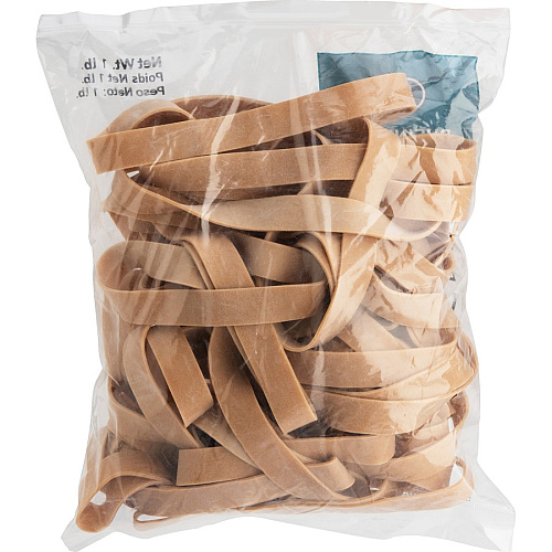 Business Source Quality Rubber Bands Size: #107 - 7" Length x 0.6" Width - Sustainable - Rubber - Crepe - 40 / Pack (BSN15727)