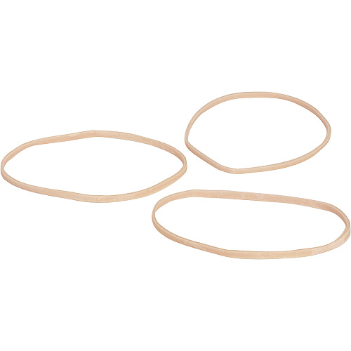 Business Source Quality Rubber Bands Size: #16 - 2.5" Length x 0.1" Width - Sustainable - Rubber - Crepe - 1800 / Pack (BSN15733)