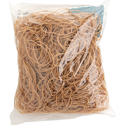 Business Source Quality Rubber Bands Size: #18 - 3" Length x 0.1" Width - Sustainable - Rubber - Crepe - 1480 / Pack (BSN15735)
