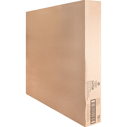 Business Source Lift-off Lid Heavy-Duty Storage Box External Dimensions: 12" Width x 15" Depth x 10" Height - Media Size Supported: Legal, Letter - Lift-off Closure - Heavy Duty - Stackable - Cardboard - White - For File - Recycled - 12 / Carto (BSN26758)