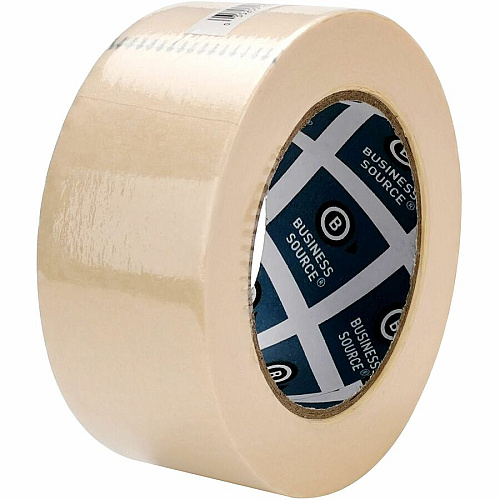 Business Source Utility-purpose Masking Tape 60 yd Length x 2" Width - 3" Core - Tan - Crepe Paper Backing - For Bundling, Holding, Sealing, Masking - 1 Roll (BSN16462)