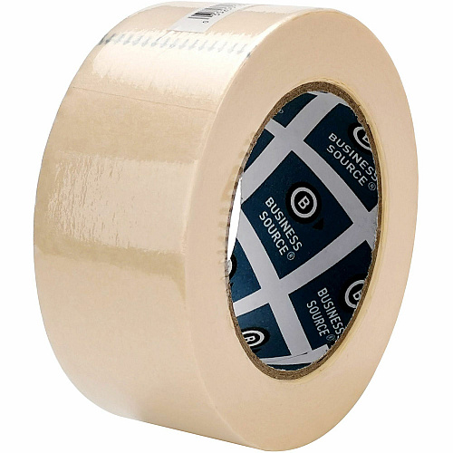 Business Source Utility-purpose Masking Tape 60 yd Length x 2" Width - 3" Core - Tan - Crepe Paper Backing - For Bundling, Holding, Sealing, Masking - 1 Roll (BSN16462)