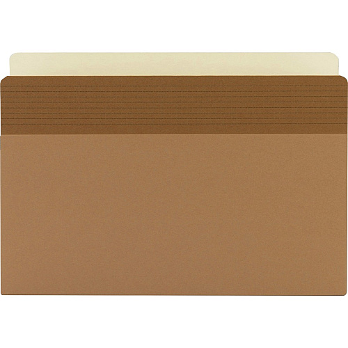 Business Source Straight Tab Cut Legal Recycled File Pocket 8 1/2" x 14" - 3 1/2" Expansion - Redrope - Redrope - Tear Proof, Tyvek Gusset, Reinforced Gusset - 30% Recycled - 25 / Box (BSN65794)