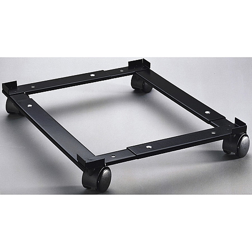 Lorell Commercial-Grade File Caddy 400 lb Capacity - 4 Casters - Steel - 16.63" Width x 11.40" Depth x 4" Height - Black - 1 Each (LLR17573)