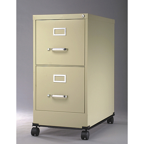 Lorell Commercial-Grade File Caddy 400 lb Capacity - 4 Casters - Steel - 16.63" Width x 11.40" Depth x 4" Height - Black - 1 Each (LLR17573)