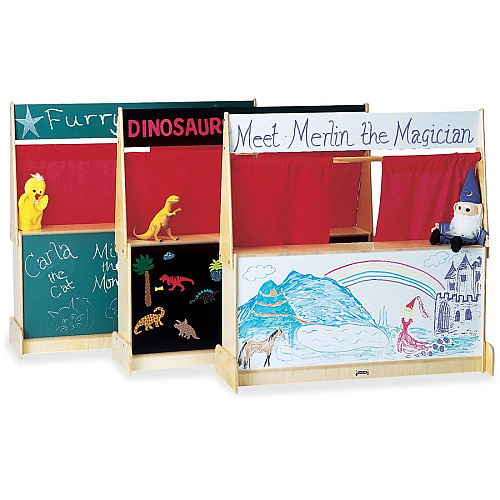 Jonti-Craft Write-n-Wipe Imagination Station Baltic Stand - Floor Standing - Durable, Rounded Corner, Yellowing Resistant - Assembly Required - 1 Each (7200JC)
