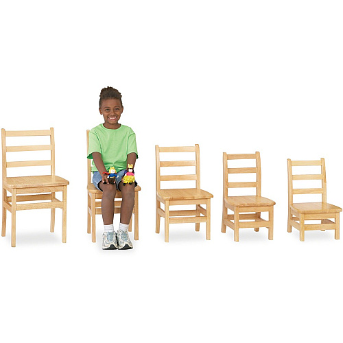 Jonti-Craft KYDZ Ladderback Chair Maple - Solid Hardwood - 2 / Carton (5908JC2)