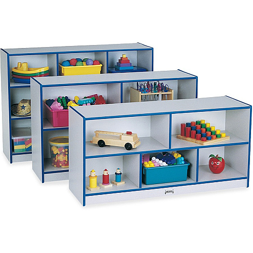 Rainbow Accents Rainbow Accents Low Open Single Storage Shelf 29.50" Height x 48" Width x 15" Depth - Laminated, Durable - Freckled Gray - Rubber - 1 Each (0392JCWW003)