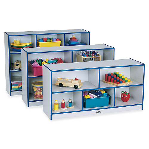 Rainbow Accents Rainbow Accents Super-size Mobile Storage 35.50" Height x 48" Width x 15" Depth - Floor - Laminated, Durable, Kick Plate, Built-in Wheels - Freckled Gray - Hard Rubber - 1 Each (2691JCWW005)