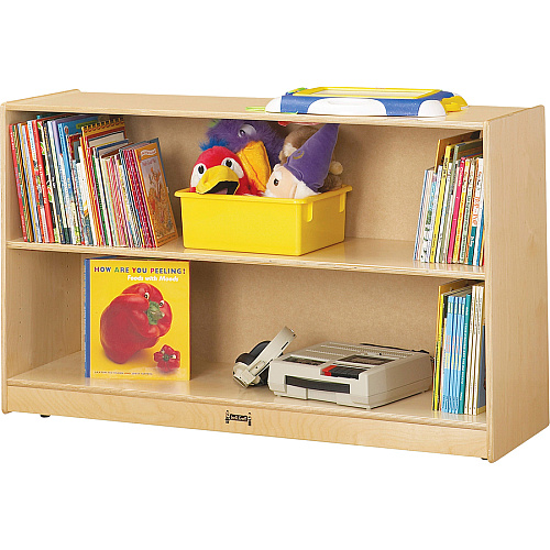 Jonti-Craft 3-Shelf Light-duty Storage Bookcase 3 Compartment(s) - 35.50" Height x 48" Width x 15" Depth - Floor - Light Duty, Adjustable Shelf, Sturdy - Wood Grain - Baltic Birch Plywood - 1 Each (0769JC)