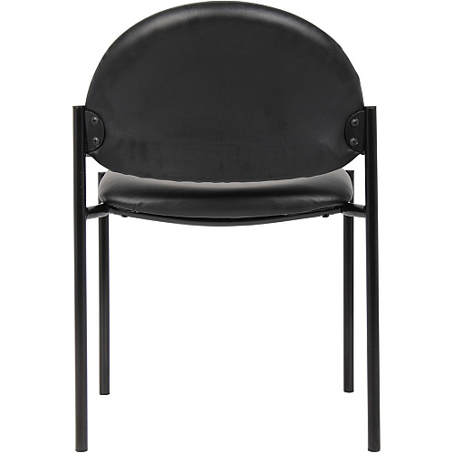 Boss Diamond Stacking Chair Black - Fabric - 1 Each (B9505CS)