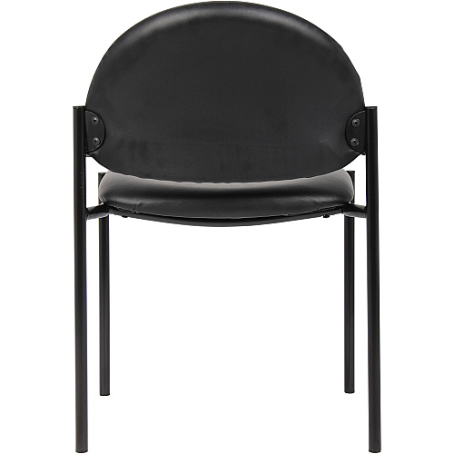 Boss Diamond Stacking Chair Black - Fabric - 1 Each (B9505CS)