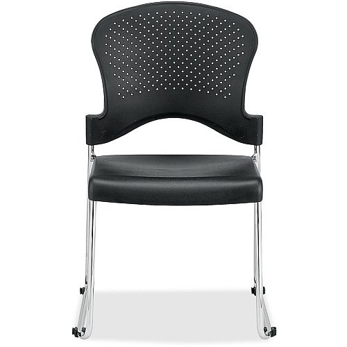 Eurotech Aire Stacking Chair Black Seat Color - 4 / Carton (S3000BLACK)