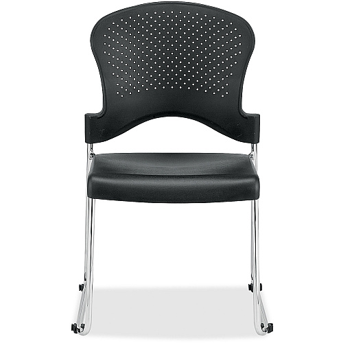 Eurotech Aire Stacking Chair Black Seat Color - 4 / Carton (S3000BLACK)