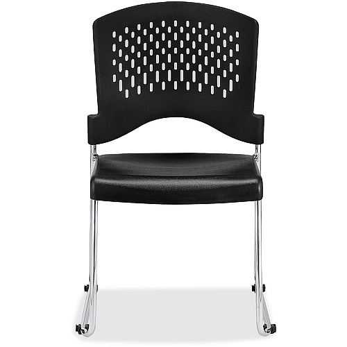 Eurotech Aire Stacking Chair Black Seat Color - 4 / Carton (S4000BLACK)
