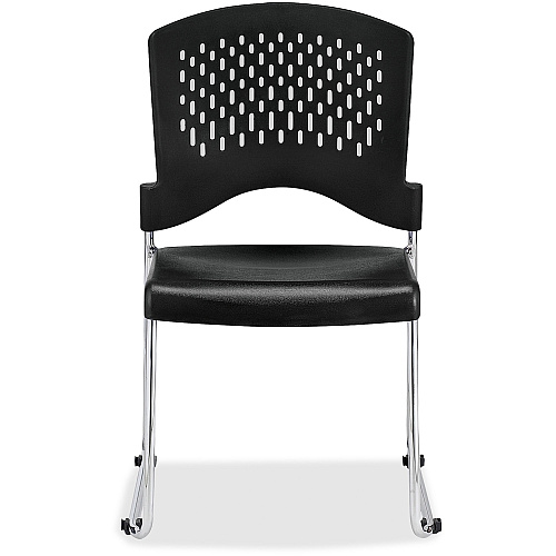 Eurotech Aire Stacking Chair Black Seat Color - 4 / Carton (S4000BLACK)