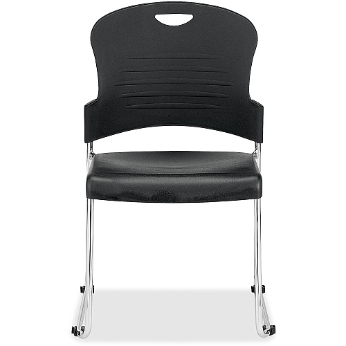 Eurotech Aire Stacking Chair Black Seat Color - 4 / Carton (S5000BLACK)