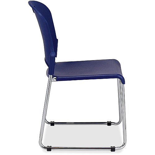 Eurotech Aire Stacking Chair Blue Seat Color - 4 / Carton (S5000BLUE)