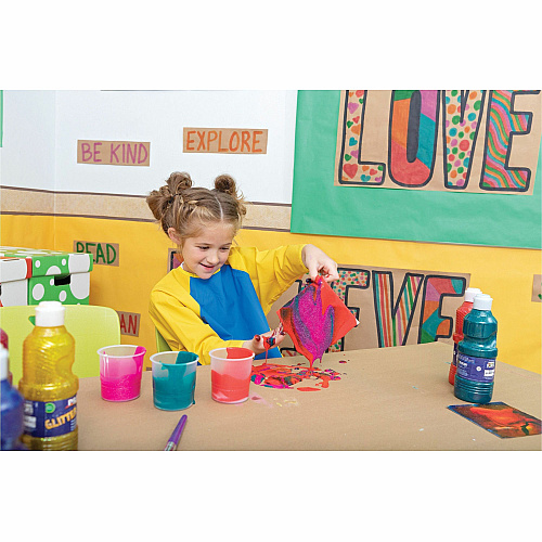 Pacon&reg; Creativity Street No-Spill Round Paint Cups With Colored Lids Assorted - 10 / Set (5100)