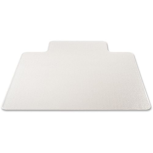 Deflecto RollaMat for Carpet Home, Office, Carpet - 60" Length x 46" Width - Lip Size 12" Length x 25" Width - Rectangular - Textured - Vinyl - Clear - 1 Each (CM15433F)