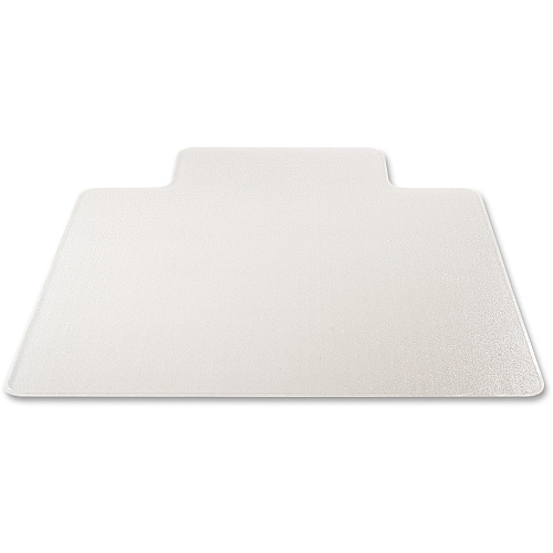 Deflecto RollaMat for Carpet Home, Office, Carpet - 60" Length x 46" Width - Lip Size 12" Length x 25" Width - Rectangular - Textured - Vinyl - Clear - 1 Each (CM15433F)
